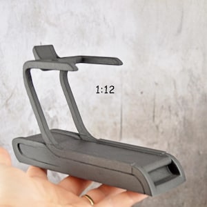 Exercise Equipment for Dolls, 1 12 Scale Dollhouse Treadmill, Miniature Treadmill, Doll Diorama, Fitness Accessories, Furniture for Dolls