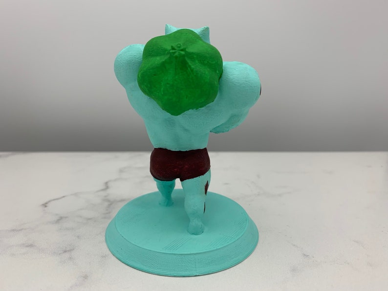 Buff Bulbasaur Pokemon model amiibo figure bulbasaur Etsy