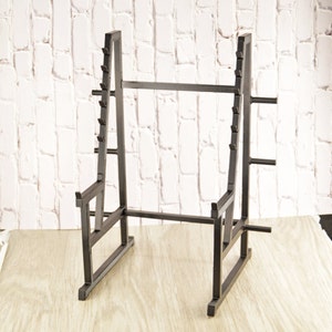 1/6 Scale Squat Rack, Miniature Gym Equipment, Dollhouse Gym, Miniature ...