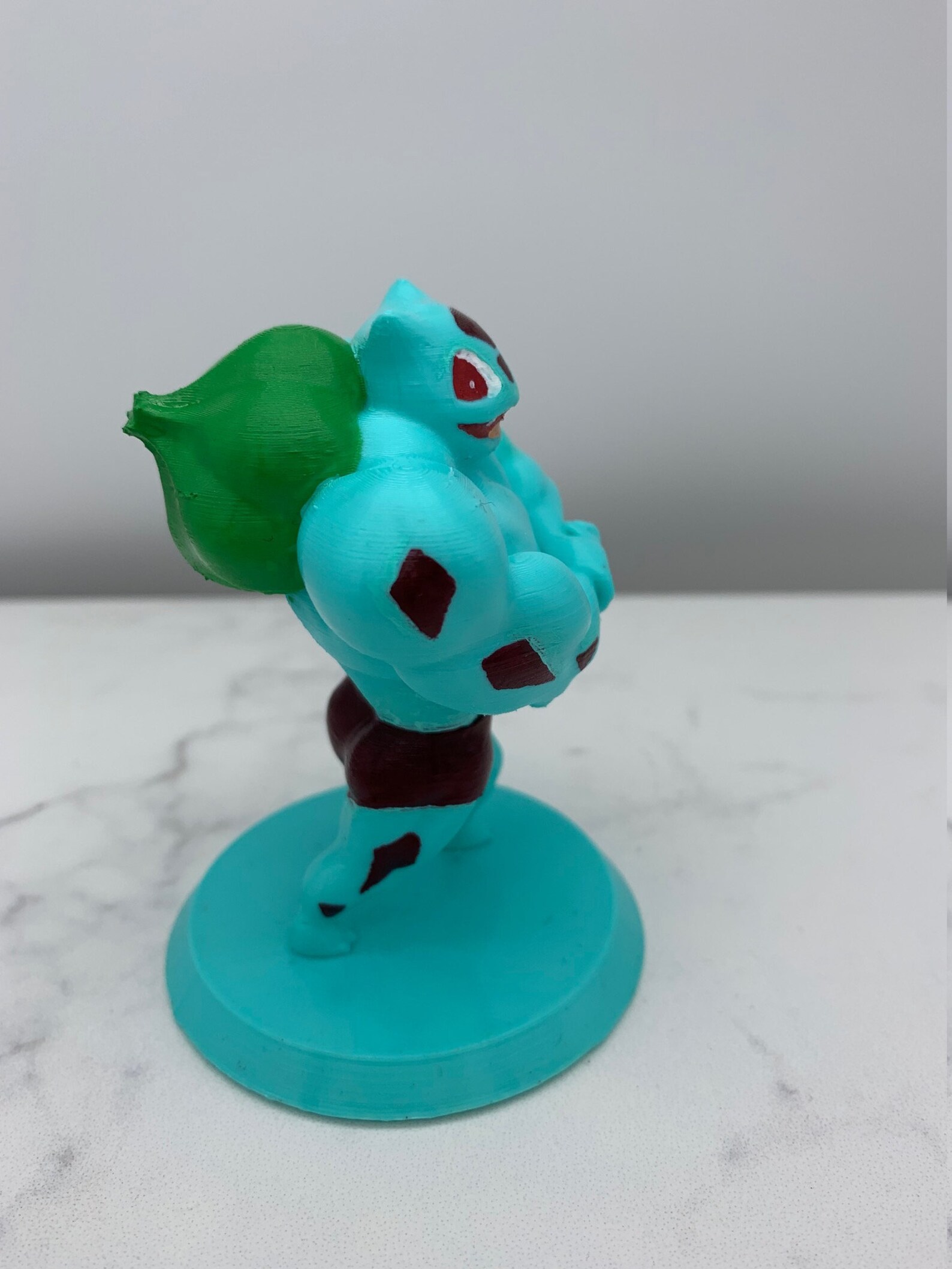 Buff Bulbasaur Pokemon Model Amiibo Figure Bulbasaur Etsy