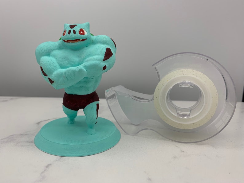 Buff Bulbasaur Pokemon model amiibo figure bulbasaur Etsy