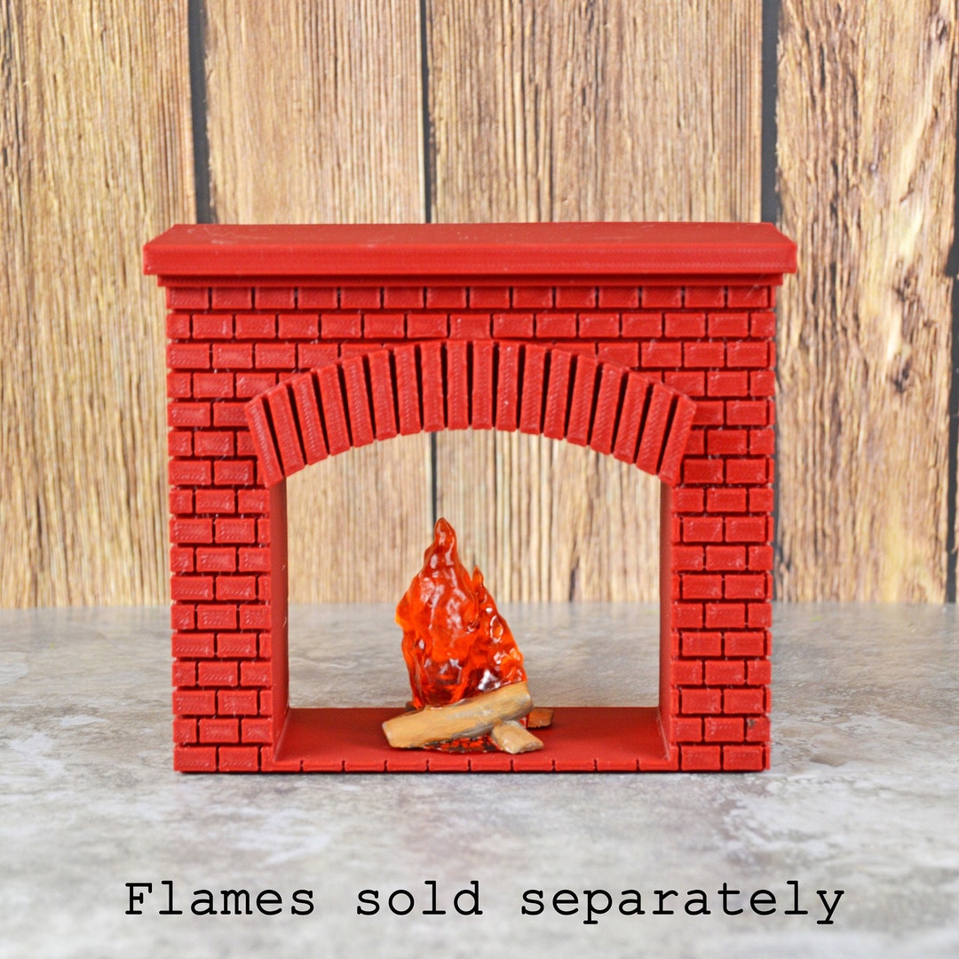 1 6 Scale Fireplace, Dollhouse Miniature Fireplace, Dollhouse Fireplace