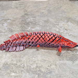 3D Printed Pirarucu Fidget Toy, Fish Fidget Toy, 3D Printed Fish, 3D Printed Toys, 3D Printed Animals, Fish Fidget, Fish Lover Gift