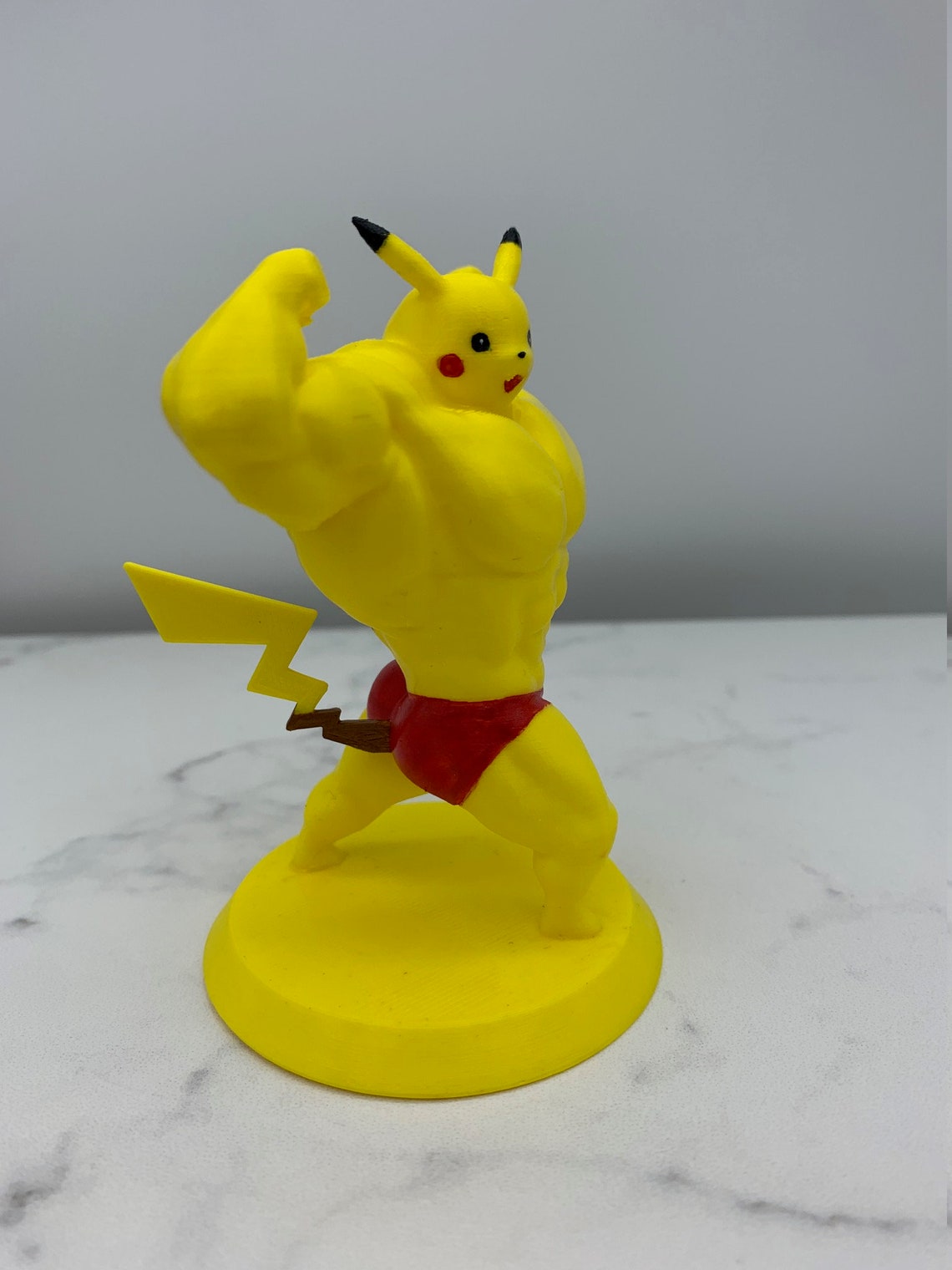 muscle pikachu figure