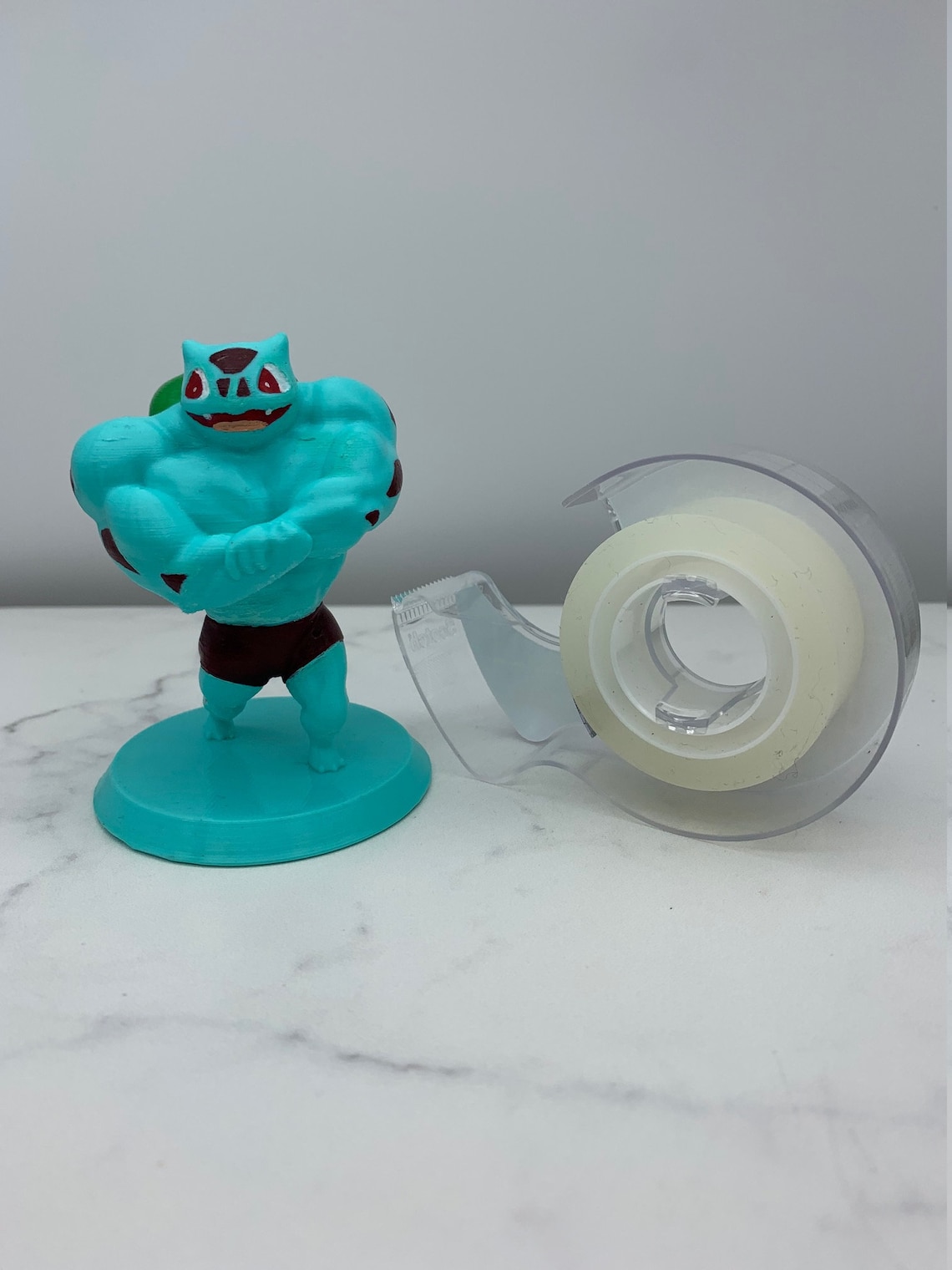 Buff Bulbasaur Pokemon Model Amiibo Figure Bulbasaur Etsy