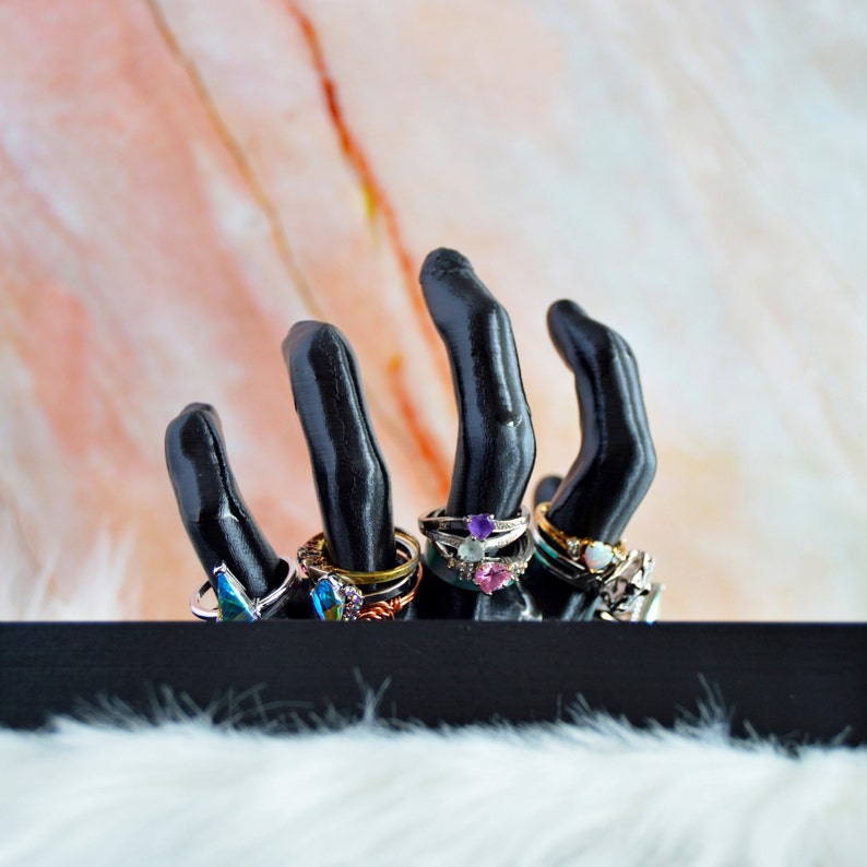 Ring Display Hand Ring Display Stand Hand Ring Holder With Etsy