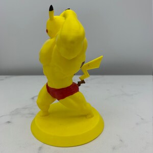 Buff Pikachu Pokemon model amiibo figure pikachu figure | Etsy