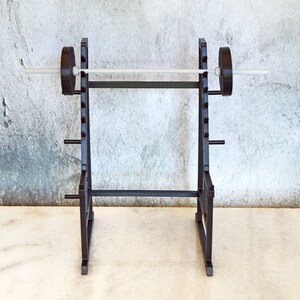 1/12 Scale Squat Rack, Miniature Gym Equipment, Dollhouse Gym ...