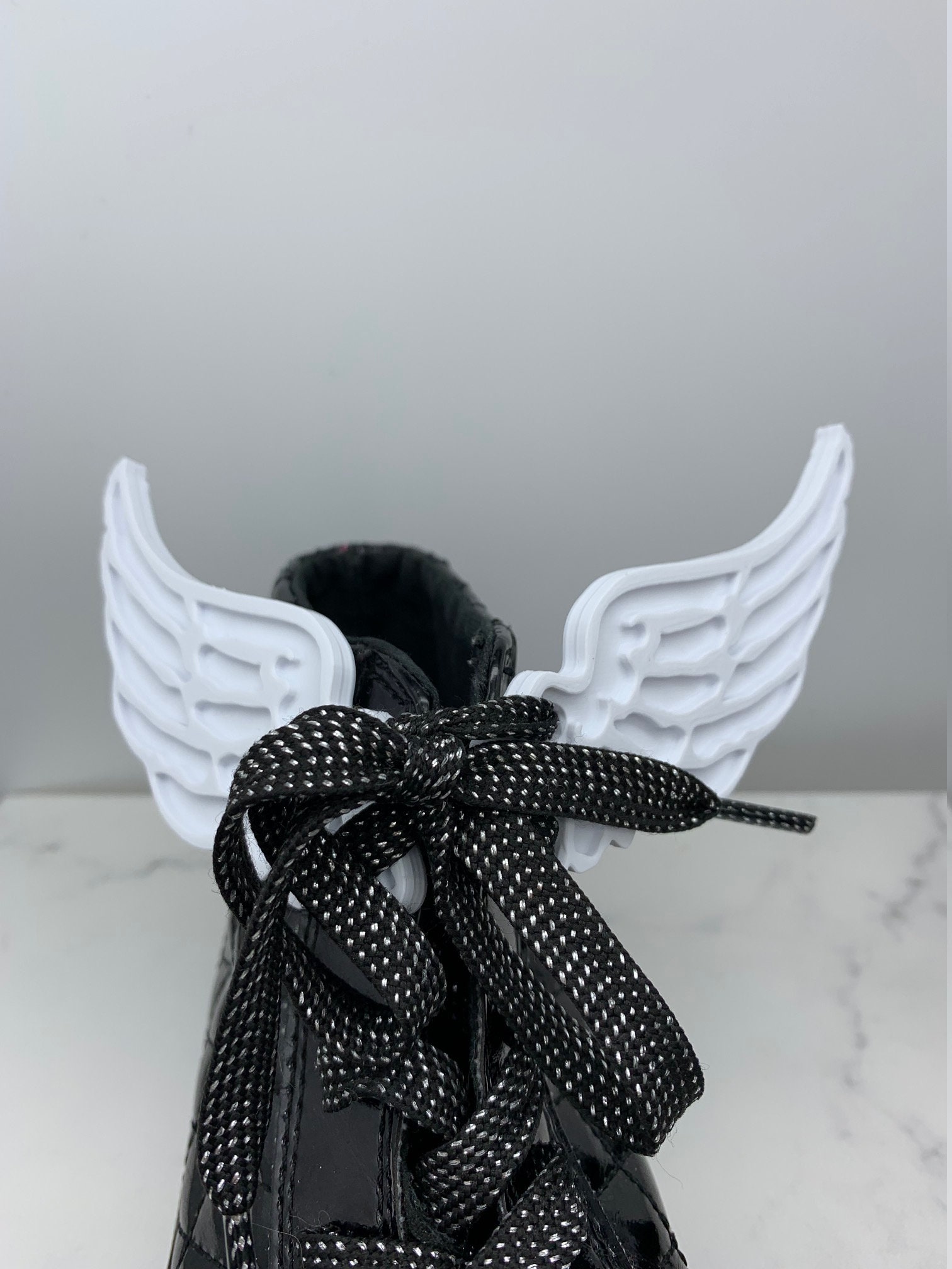 Shoe lace wings angel wings shoe halloween accessories shoe Etsy