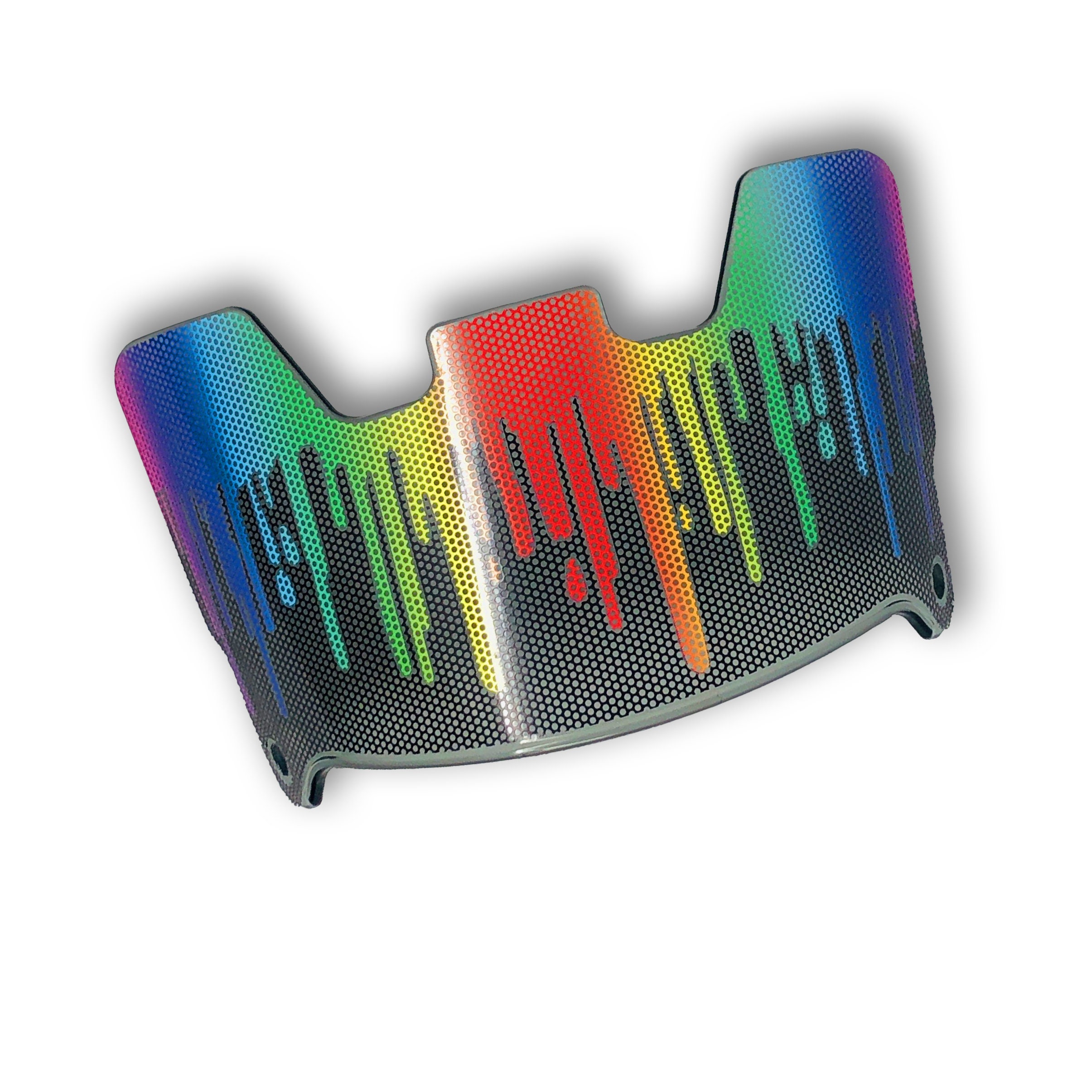 Color Run Drip Football Helmet Visor Skin Nike Under Etsy