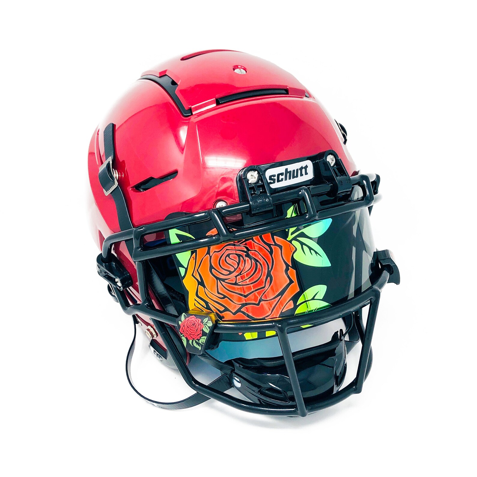 Roses are Red... Custom Football Helmet Visor Custom SHOC Etsy