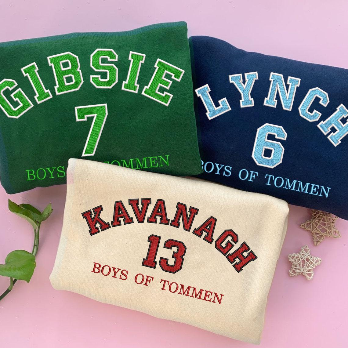 Vintage Boys of Tommen Embroidered Sweatshirt, Tommen College Crewneck, Custom Couple Shirt, Bookish Merch, Bookish Gift ESNC242-244.H
