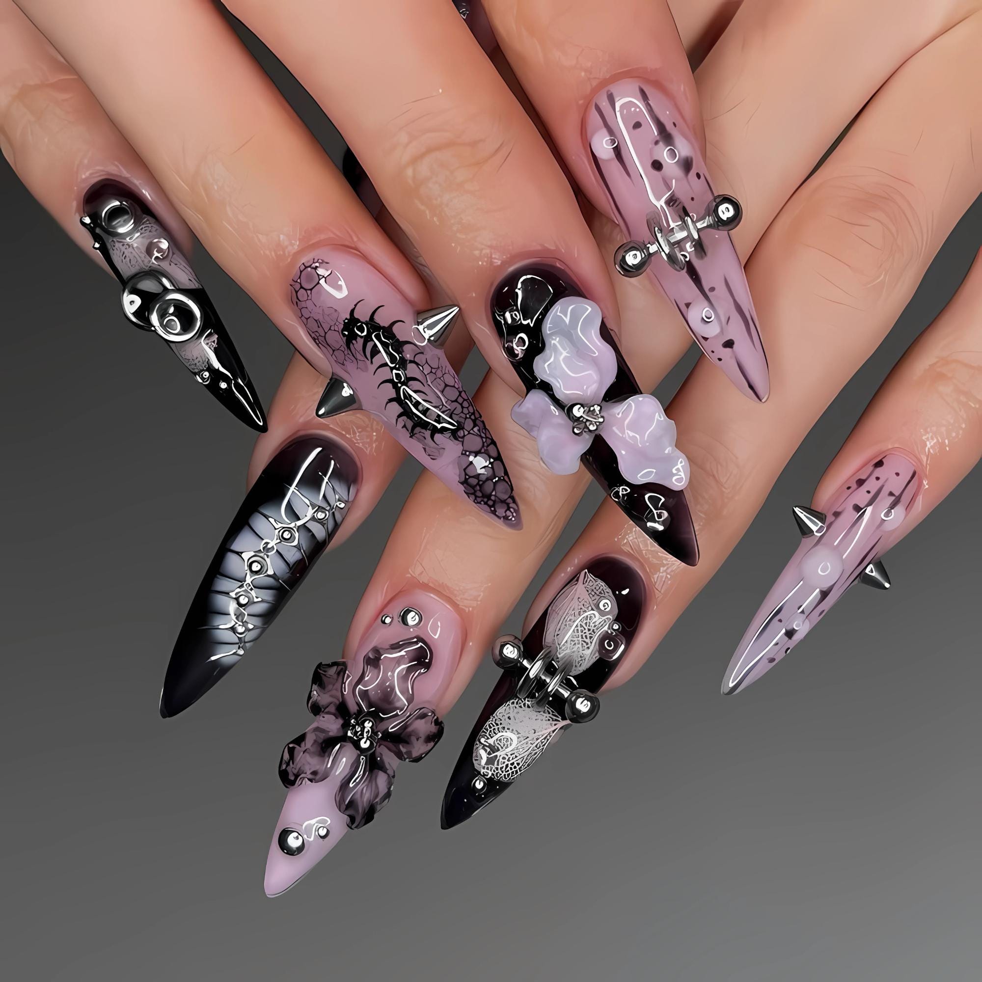 Rock nails - Etsy sterreich