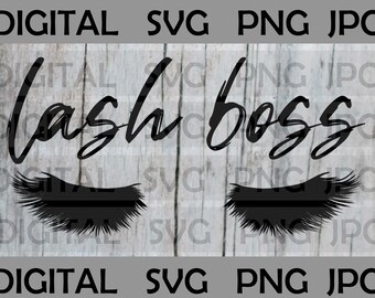 Download Lash Boss Svg Etsy