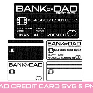 Credit Card Template SVG Debit Card Svg Banking Svg Credit -  Canada in  2023