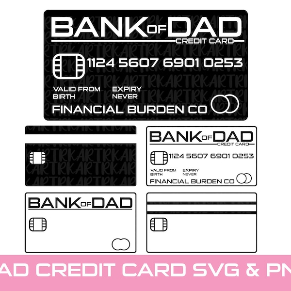 Dad Shirt svg, Super dad svg, Bank of Dad Svg, Credit card svg, Gift For Dad Svg, Father Svg, Father’s Day Svg, Dad Quote Svg, Dad Svg