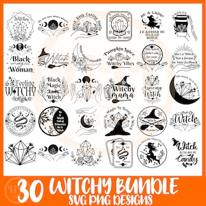Witchy SVG, Witchy SVG bundle, Witchy T-shirt design, Witchy vector file, Halloween svg, Halloween png, Witchy Mama svg, Witchy png,