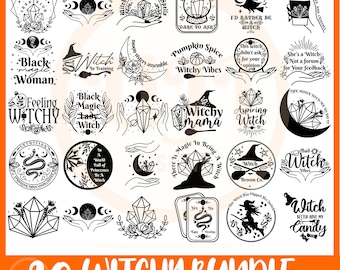 Witchy SVG, Witchy SVG bundle, Witchy T-shirt design, Witchy vector file, Halloween svg, Halloween png, Witchy Mama svg, Witchy png,