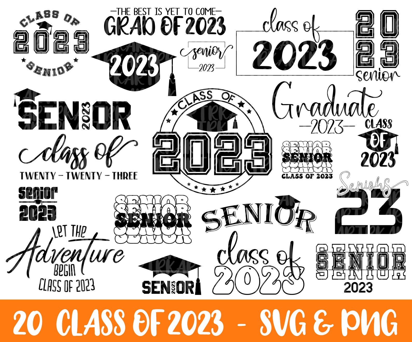 Class Of 2023 Svg Bundle Senior 2023 Svg Senior Svg Class Etsy Uk