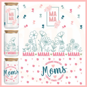 Mom Glass Can SVG Bundle, Mama Glass Can Wrap Svg, Libbey 16oz Can Svg ...
