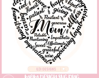 Mother SVG, Mom heart SVG, Mom SVG, Mom Shirt svg, Mama svg, Heart svg, Mothers Day svg, Handwriting svg, Mummy svg, Mothers day svg, png