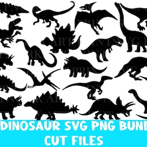 Dinosaurier-Svg-bundle, Dinosaurier Clipart Png, Dinosaurier-Silhouette-Svg, Kinder Dinosaurier-Svg, T-Rex svg, Dino-Svg, Triceratops-Svg-Dateien,