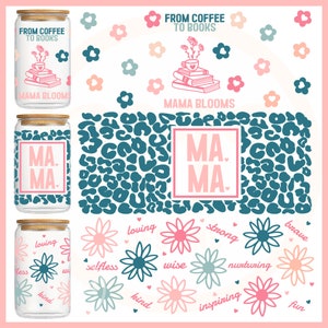 Mom Glass Can SVG Bundle, Mama Glass Can Wrap Svg, Libbey 16oz Can Svg ...