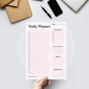 Daily Planner, Weekly Planner, Monthly Planner, Printable Planner ...