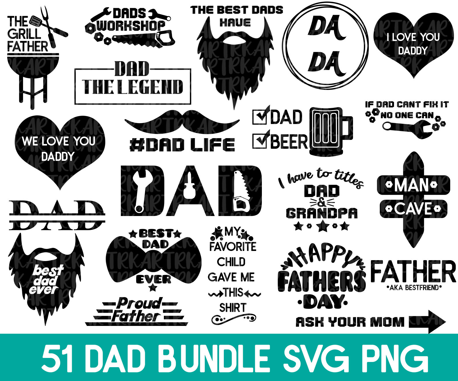Fathers Day Bundle Svg Dad Svg Bundle Dad Shirt Svg Dad - Etsy