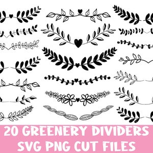 Decorative Elements SVG, Bundle, Ornaments svg, Flourishes SVG, Swirls SVG, Text Divider Svg, Dividers Borders Svg png, Border svg.