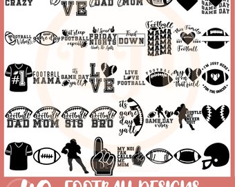 Football SVG Bundle, Football Mom svg, Football Designs, Football Game Day svg, Football Name Svg, Football Quotes Svg, football Bundle png