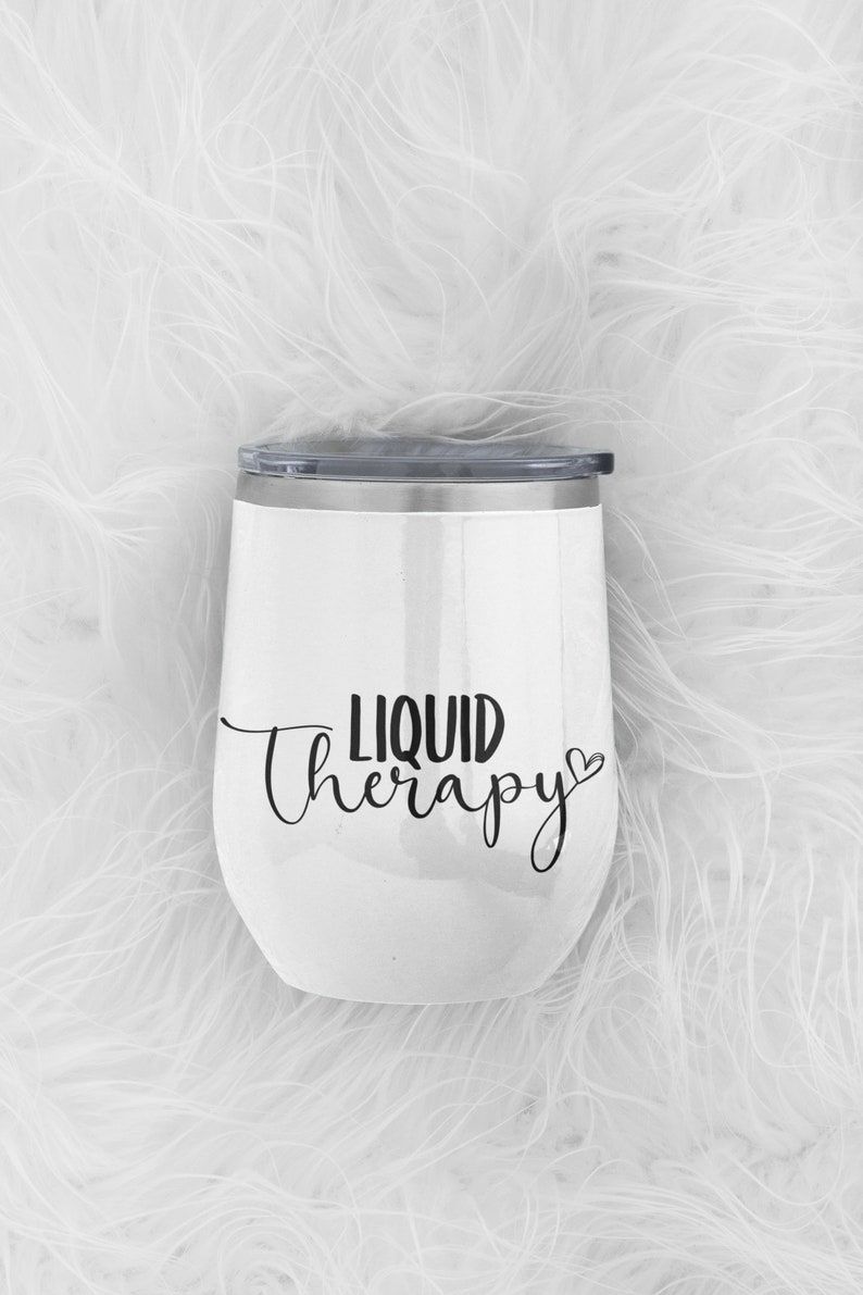 Liquid Therapy Svg Wine Quote Svg Wine Svg Wine Quotes Etsy