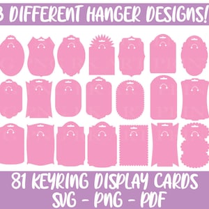 Pacchetto Svg con scheda display portachiavi, png SVG pdf Cricut, Silhouette, Cricut SVG, Tag portachiavi SVG, portachiavi SVG, Confezione portachiavi, tessera magnetica 4x6