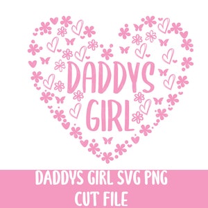 Papas Mädchen svg Schnittdatei, Papas kleines Mädchen svg, Baby Girl SVG, Baby Girl Zitat svg, Neugeborenen svg, Baby svg, Papas Mädchen-Datei für Cricut