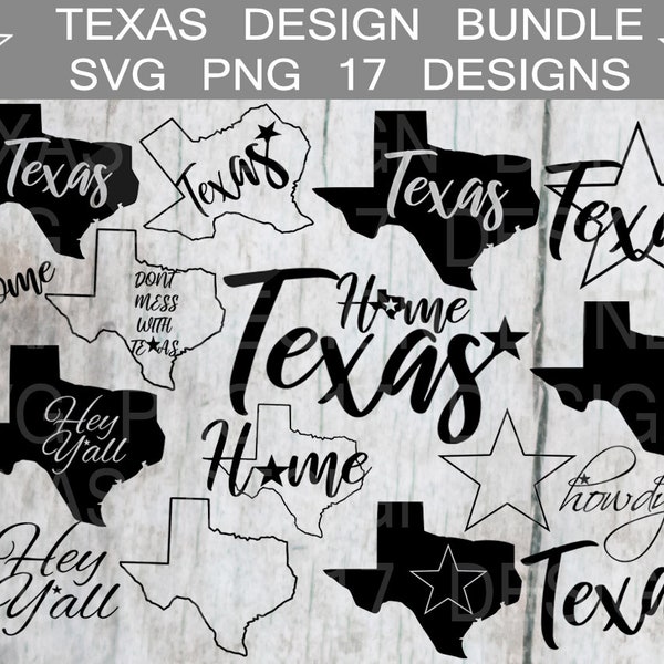 Texas Outline - Etsy