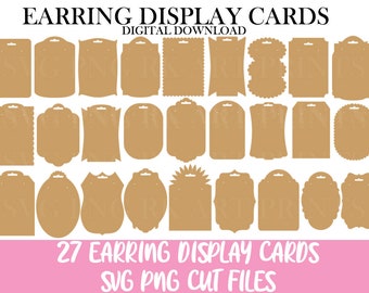 Mostrar tarjeta de pendiente svg, plantilla de visualización de pendiente, tarjeta de pendiente svg, tarjetas de visualización Cricut, tarjeta de pendientes cortables svg png, tarjeta de pendiente svg