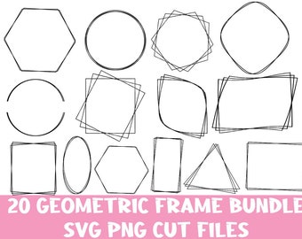 Split Rectangle Svg Frame Svg Border Svg Pngpdf - Etsy Hong Kong