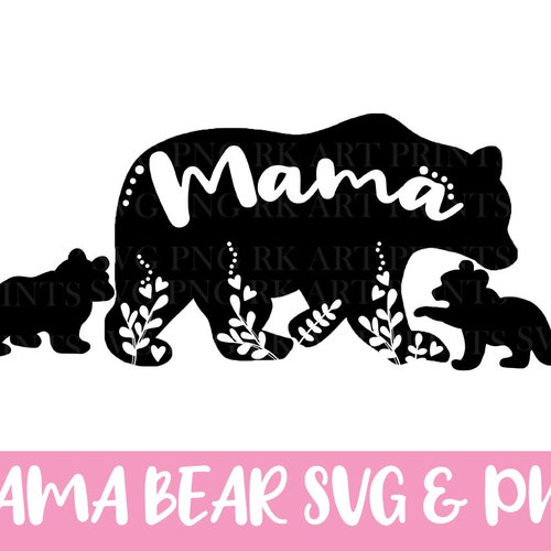 Mama Bear Svg Mommy Svg Mother's Daymom to Be Svg Mom - Etsy