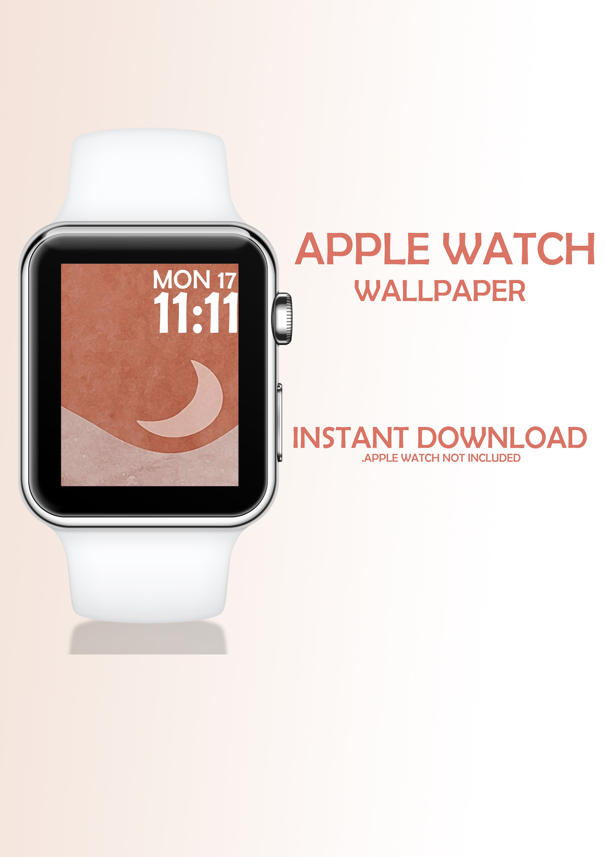 Apple Watch Wallpaper Watch Background Moon Watch Wallpaper | Etsy