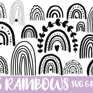 Rainbow Svg, rainbow svg Bundle, rainbow clipart svg png, rainbow with heart svg, rainbow cut file png, pastel rainbow svg, Files for cricut