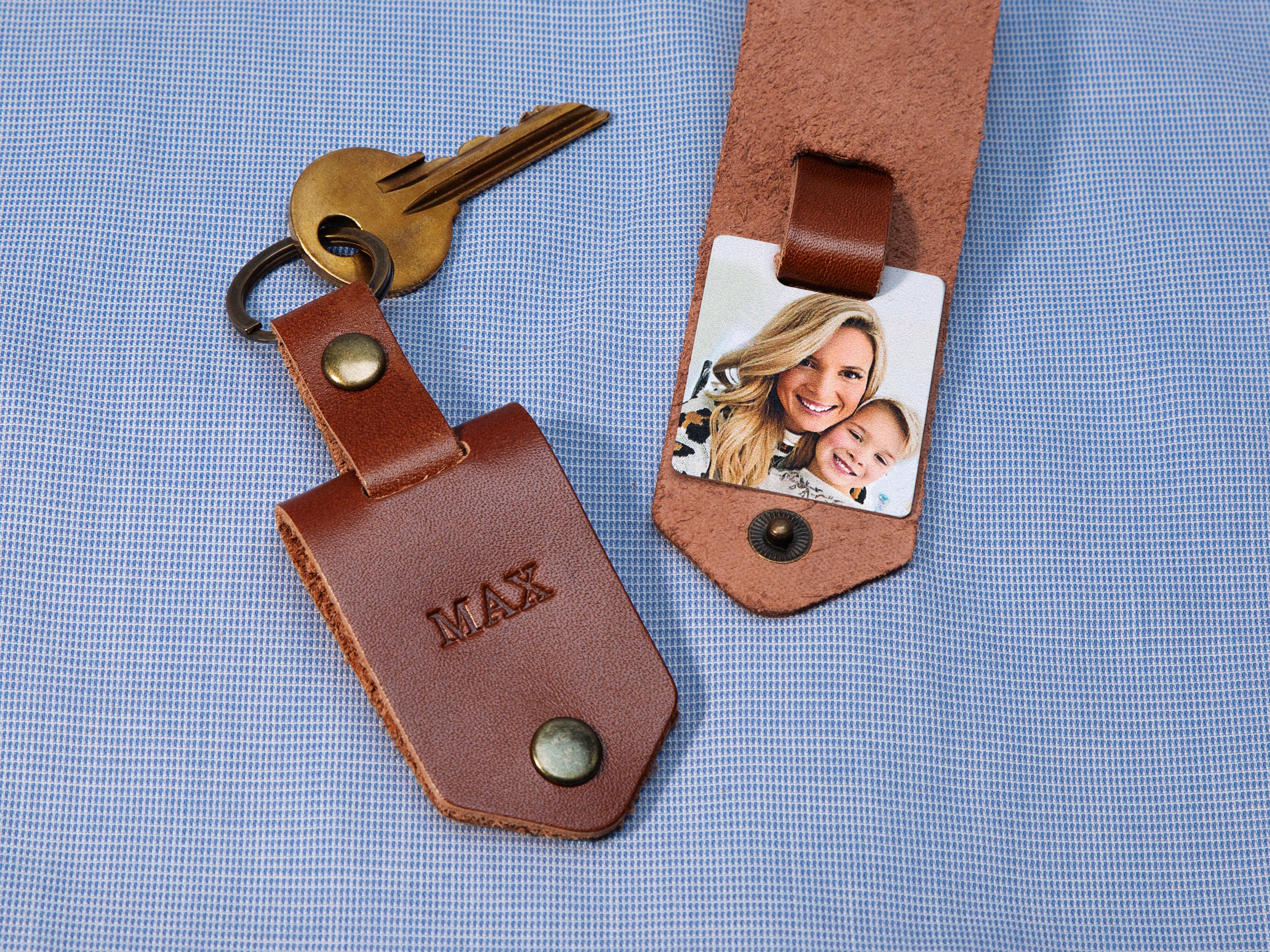 Personalized keychain for husband from wife Leather keychain Etsy