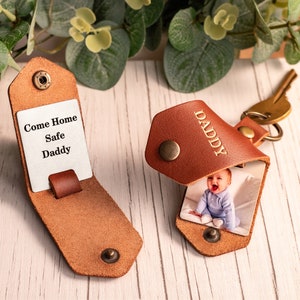 Cadeau premier papa, porte-clés pour papa de sa fille, nouveau porte-clés cadeau papa, porte-clés photo papa, 1er cadeau papa, première fois fête des pères