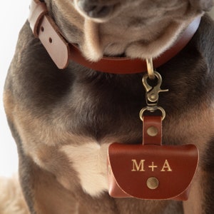 Pet proposal ring pouch with personalization, pet ring carrier for collar, pet ring box with initials and inside message image 9