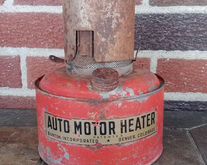 Bunsen Auto Motor Heater vintage Etsy