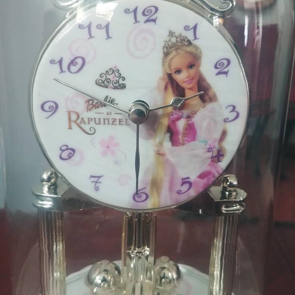 Vintage Barbie Rapunzel Clock