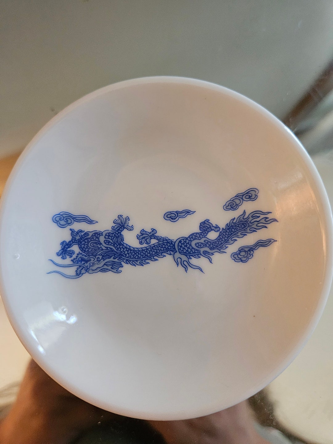 Asian Blue Dragon Soy Sauce Plates set of 5 Etsy