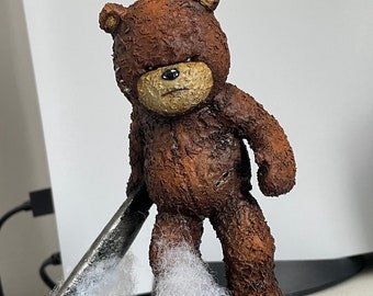 Naughty bear figure