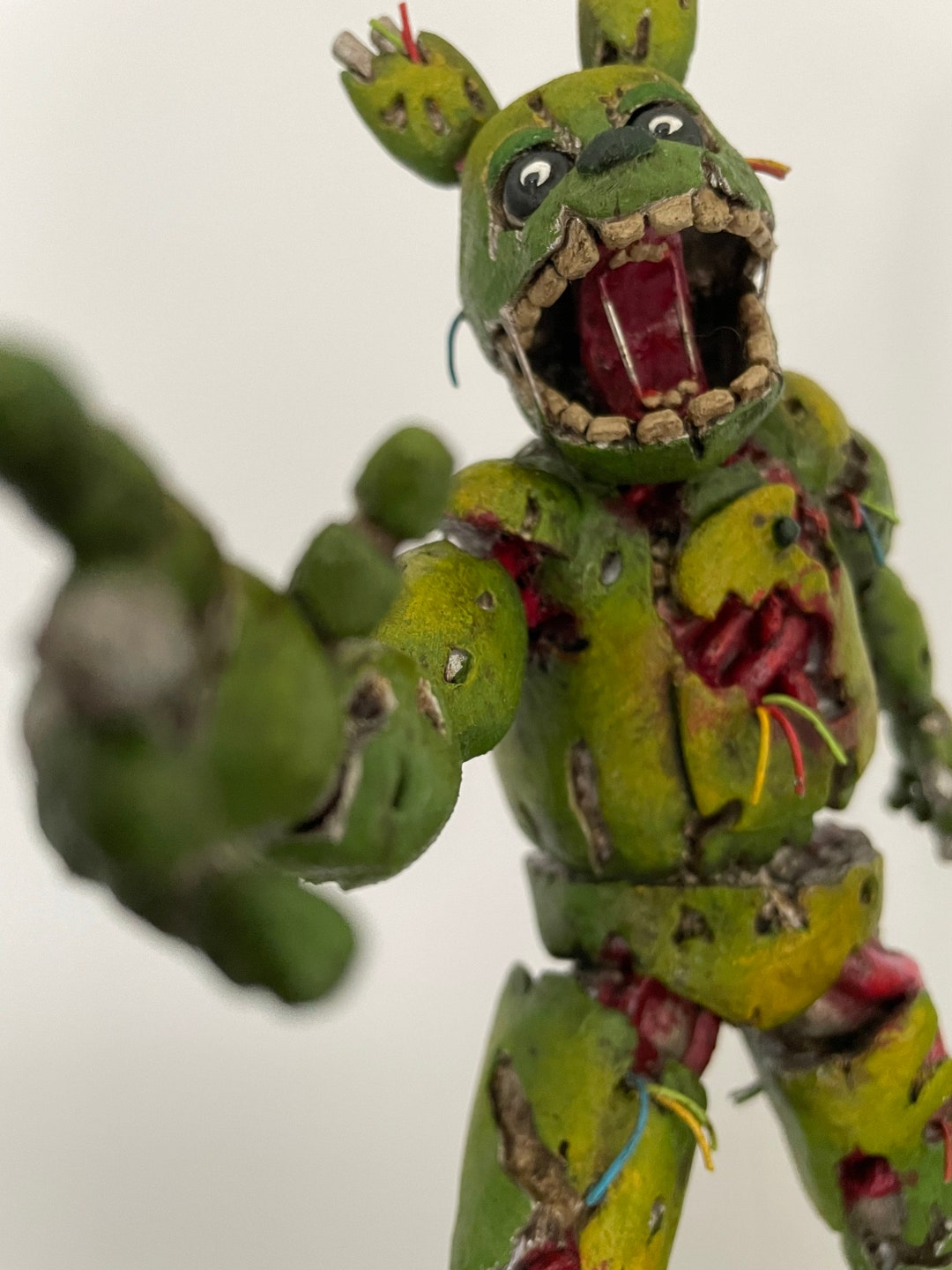 Five Nights at Freddys Springtrap Figure and Base. 