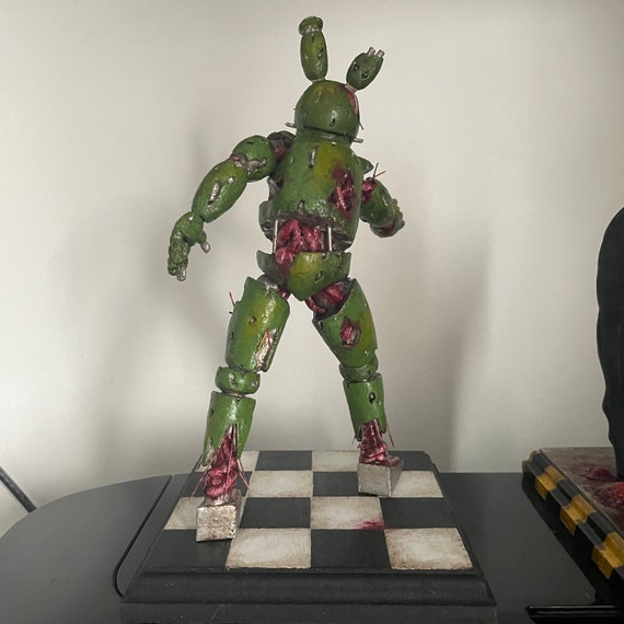 Five Nights at Freddys Springtrap Figure and Base. 