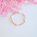 Hot Pink Pearl Poppi Bracelet I 14 K Gold Filled I Waterproof I Workout Proof I Tarnish Proof - Etsy